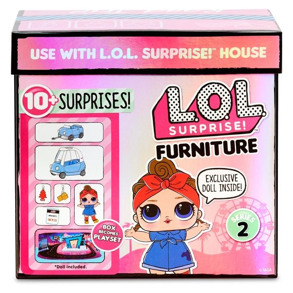 LOL Surprise Furniture Mebelki z lalką AUTKO