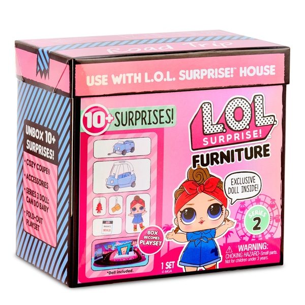 LOL Surprise Furniture Mebelki z lalką AUTKO