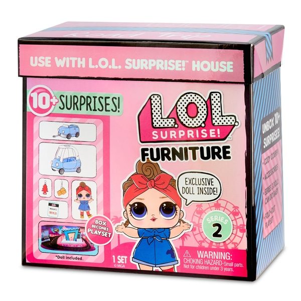 LOL Surprise Furniture Mebelki z lalką AUTKO